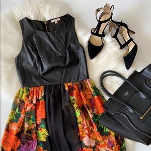 Gianni Bini leather dress